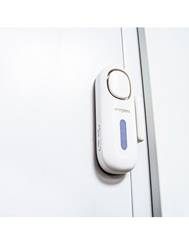 Mini alarma con mando a distancia y 120 dB para puertas o ventanas AL002