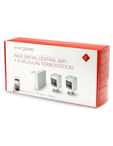 Pack central WIFI+2 Válvulas termostáticas ENERGEEKS VALVKIT001 ENERGEEKS - 3