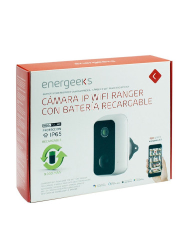 Cámara IP Wifi Interior/Exterior RANGER con batería recargable ENERGEKS ENERGEEKS - 4