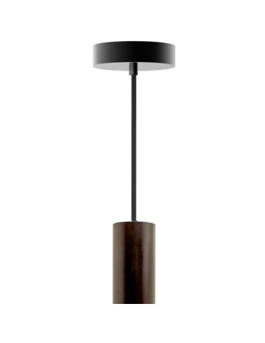 Casquillo para bombillas E27 Pendel Metal Negro Liso ENERGEEKS Xanlite - 5