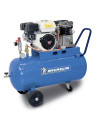 Compresor de aire gasolina 5 HP 100 litros con motor HONDA MUX360/100 MICHELIN