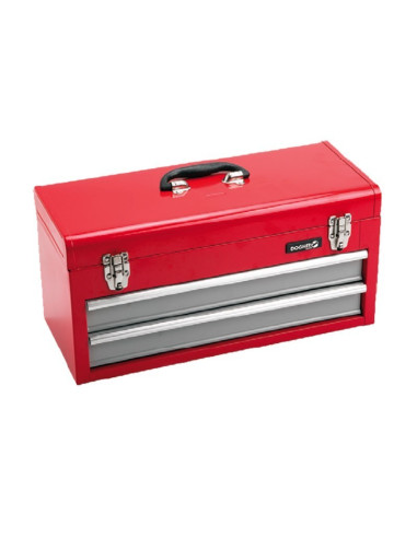 Caja de herramientas portátil de acero con cajones, caja de herramientas,  organizador de almacenamiento, caja de herramientas de metal resistente con
