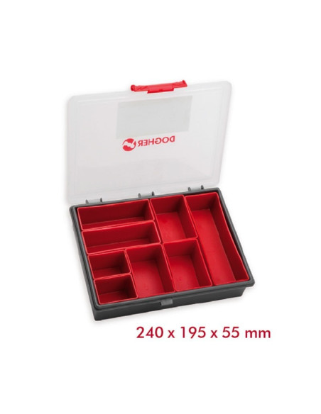 Organizador con cajas y asa móvil 24 x 19 cm DOGHER TOOLS