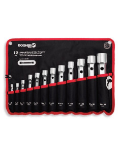 Bolsa 12 llaves de tubo Hexagonal CrV DOGHER TOOLS