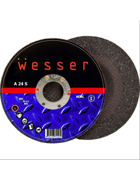 Discos embutidos abrasivos para desbaste hierro