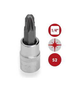 Llaves de vaso 1/4" punta Pozidriv S2 DOGHER TOOLS