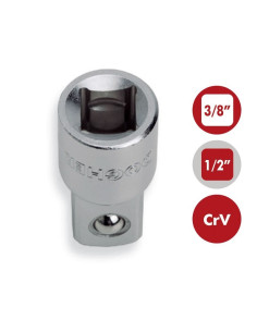 Adaptador ampliador 3/8" CrV para vasos de 1/2" DOGHER TOOLS