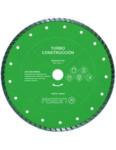 Disco de diamante turbo construcción