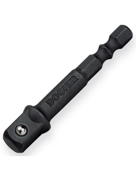 Adaptador hexagonal 1/4” CrV para vasos 3/8" DOGHER TOOLS