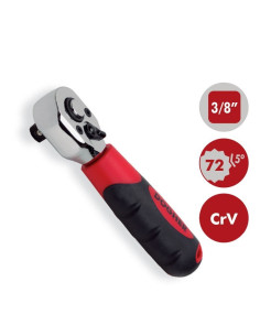Llave de carraca corta CrV 3/8" 72 dientes DOGHER TOOLS