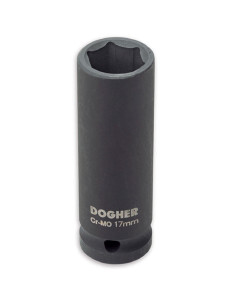 Vasos de impacto 1/2" Hexagonales CrMo serie larga DOGHER TOOLS