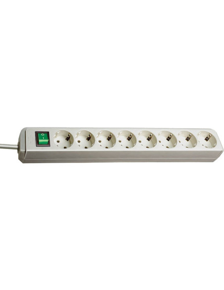 Enchufe múltiple con interruptor 8 bases schuko