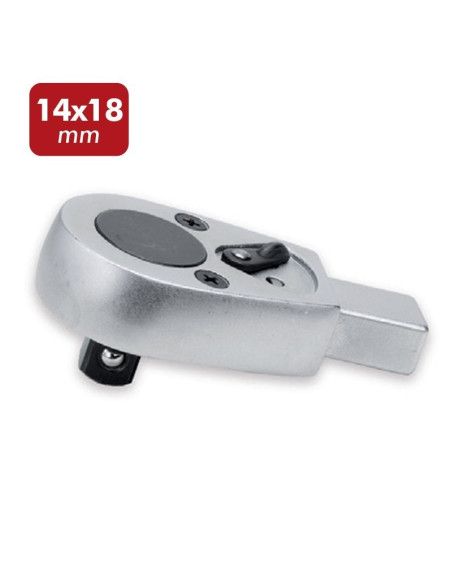 Cabeza carraca llave dinamométrica profesional bocas 14x18 intercambiables DOGHER TOOLS