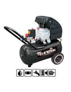 Compresor 2,5 HP 50 litros de transmisión directa PRO50 CEVIK