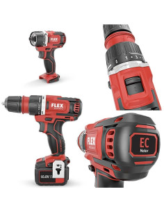 Atornillador Litio con embrague 10,8 V 58 Nm DD2G-10.8-EC FLEX