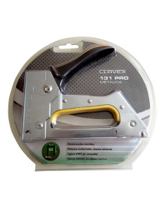 Grapadora manual metálica profesional Clavex PRO131 para grapas 131