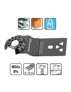 Hoja de sierra oscilante HSS-CO 8% universal 34 X 40 mm STK5106 BLUE MASTER