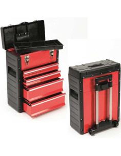 Trolley de chapa metálica compacta con caja y 4 cajones DOGHER TOOLS
