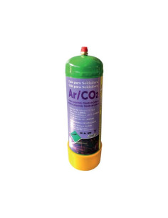 Bombona de gas mixto Argón + CO2 1.000 cc UN1006 clase 2.2 para Aluminio