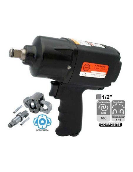 Llave de impacto 1/2" tipo pistola M16 KPT14MEV2 KAWASAKI