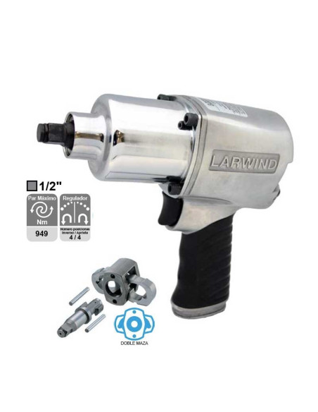 Llave de impacto 1/2" tipo pistola M18 LAR857B LARWIND