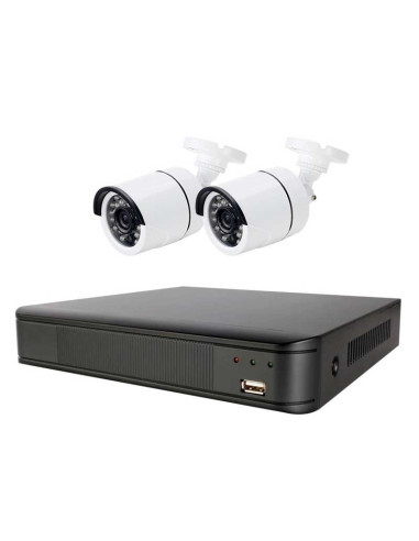 Sistema de video vigilancia CCTV Full HD 2 CAM CCTV001 Energeeks