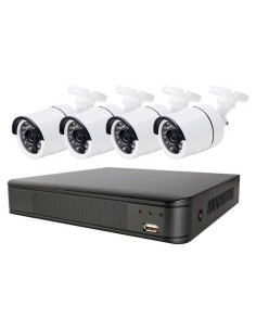 Sistema de video vigilancia CCTV Full HD 4 CAM CCTV001Plus Energeeks