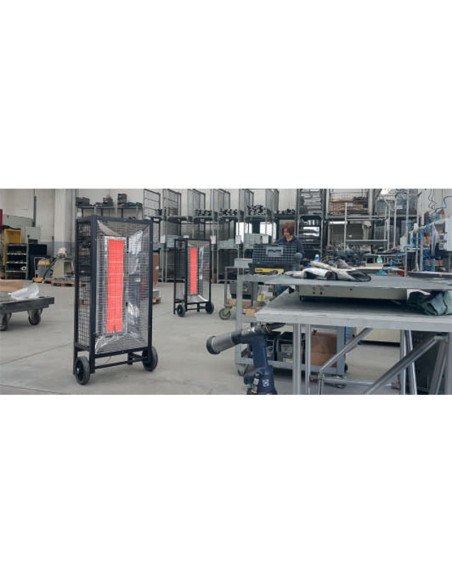 Calefactor infrarrojos a gas 9 KW serie industrial IRMIN306 KRUGER