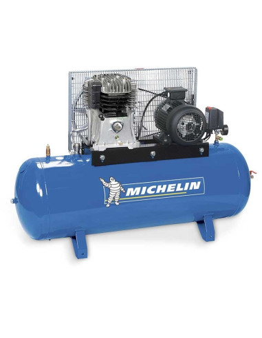 Compresor 7,5 HP 500 litros 14 Bar trifásico transmisión correas MCX500/814 MICHELIN