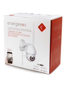 Cámara exterior IP motorizada Wifi detector de movimiento CIPEXT001 Energeeks