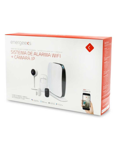 Estar satisfecho vendedor espacio Kit sistema alarma conectividad wifi + cámara IP AW002PLUS Energeeks
