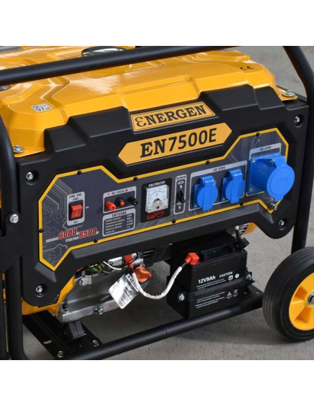 Generador 14 HP 6500 W arranq. eléctrico motor KIOTSU ENERGEN EN7500E AYERBE