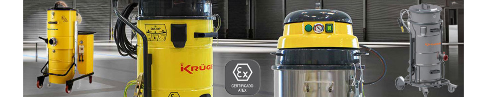 Aspiradores ATEX para Zonas 1, 2, 21 y 22 KRUGER MonTec