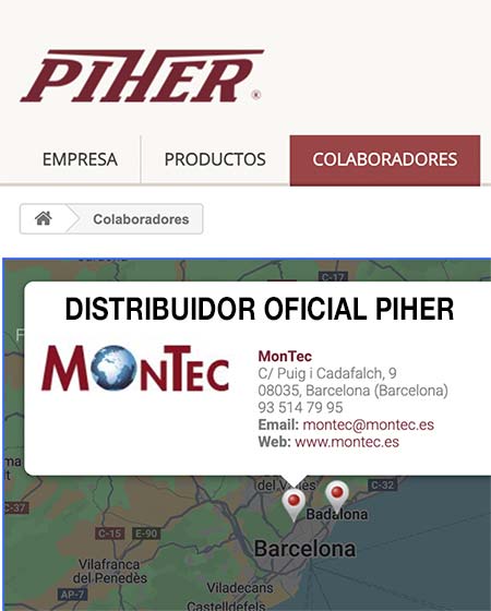 Distribuidor Oficial PIHER - MonTec